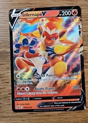 Infernape V SWSH252 SWSH: Sword & Shield Promo Cards Holo - Image 1 of 4