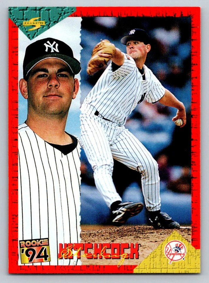 1994 Score Rookie & Traded #RT83 Sterling Hitchcock - Image 1 of 2