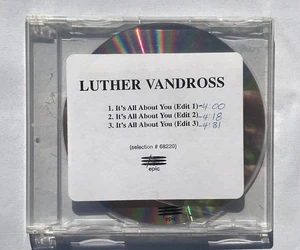 Luther Vandross – It's All About You (CD Single Promo, 1998) ☆*RARE*☆ - Imagen 1 de 3
