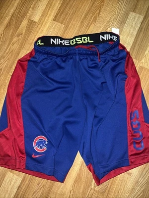 Pantalones Cortos Nike Chicago Cubs Team Para Hombre Grandes Azul Express Dri-Fit MLB Retro Y2KBSBL Foto 1 de 4