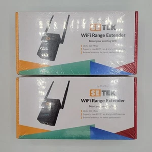 DrillTop SE TEK WiFi Range Extender - Repeater Booster - 300 mbps - Black - Picture 1 of 2