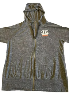 Nike NFL Cincinnati Bengals Football Full Zip Hooded Light Jacket Woman Size XL - Bild 1 von 24