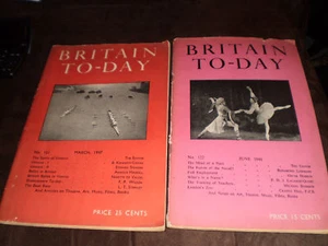 Britain To-Day June 1946; March 1947 RARE! - Picture 1 of 3