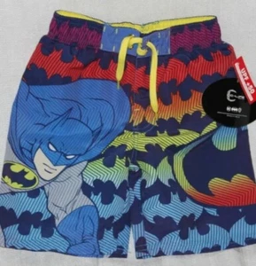 Batman Swim Trunks for Kids Boys Swim Shorts Size 4. - Picture 1 of 4