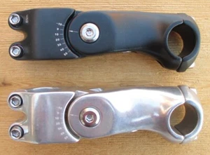 Ultracycle Adjustable Threadless Bicycle Stem Silver/Black 1-1/8''/110 mm 130mm - Picture 1 of 13