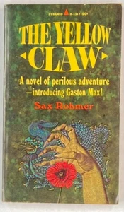 Sax Rohmer The Yellow Claw Pyramid Vintage PB 1st Printing Sept. 1966 Gaston Max - Imagen 1 de 8