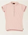 Kappa Womens Polo Shirt Uk 10 Small Pink Cotton At15