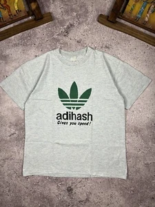 Adihash Gives You Speed Fun T-Shirt Size L 1980-1990’s - Picture 1 of 6
