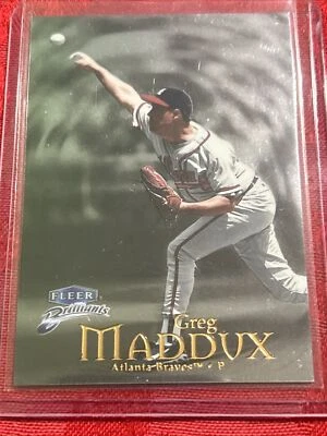 1999 Fleer Brilliants Atlanta Braves Greg Maddux #95 MINT - Image 1 of 4