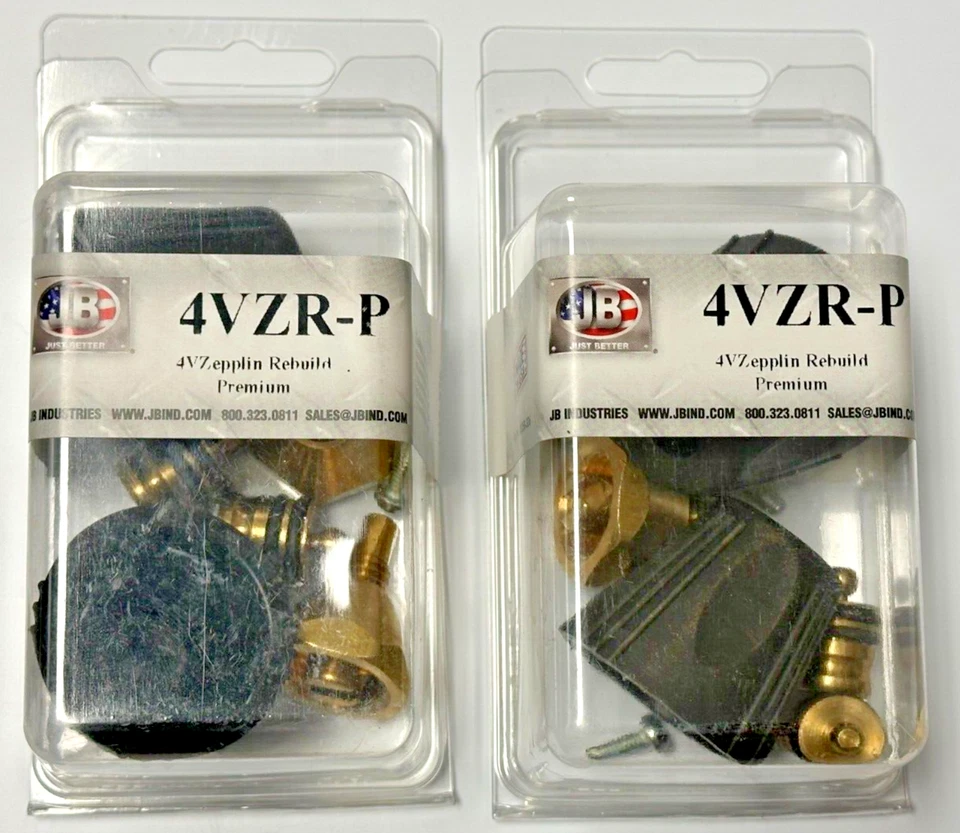 JB Industries Gauge Set Repair Kit Manifold Parts 4 Valve Zepplin 4vzr-p