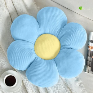 Flower Pillow, Cute Daisy Pillow Flower Shaped Throw Pillow Cushion Seating 19.6 - Picture 1 of 12