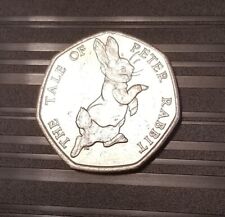 50 pence coin 2017 UK Peter Rabbit