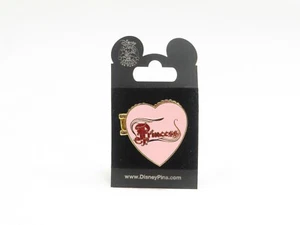 Disney Prinzessin rosa Herz Pin neu im Karton 6883 - Bild 1 von 4