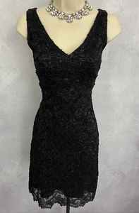 Millennium Dress Lace Floral Stretch Party Evening Cocktail Occasion Size UK 10 - Picture 1 of 11