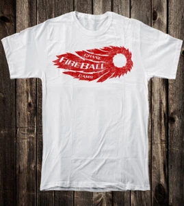 Retro Hot Rod T-Shirt Drag Race Racing Kran Cams Fireball - Bild 1 von 9