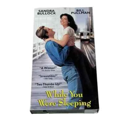 While You Were Sleeping Sandra Bullock Bill Pullman VHS Romantic Comedy - Image 1 of 4