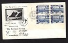 Canada 1967 20c Centennial #464  plate block FDC Rosecraft cachet unaddressed 