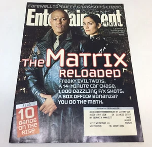 May 16 2003 Entertainment Weekly #710 ~ THE MATRIX RELOADED,Dawson's Creek,Buffy - Picture 1 of 1