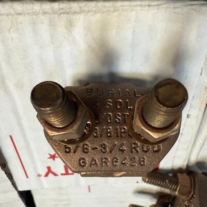 BURNDY GAR6426 CLAMP GROUND CONNECTOR NEW NO BOX #8 - Picture 1 of 1