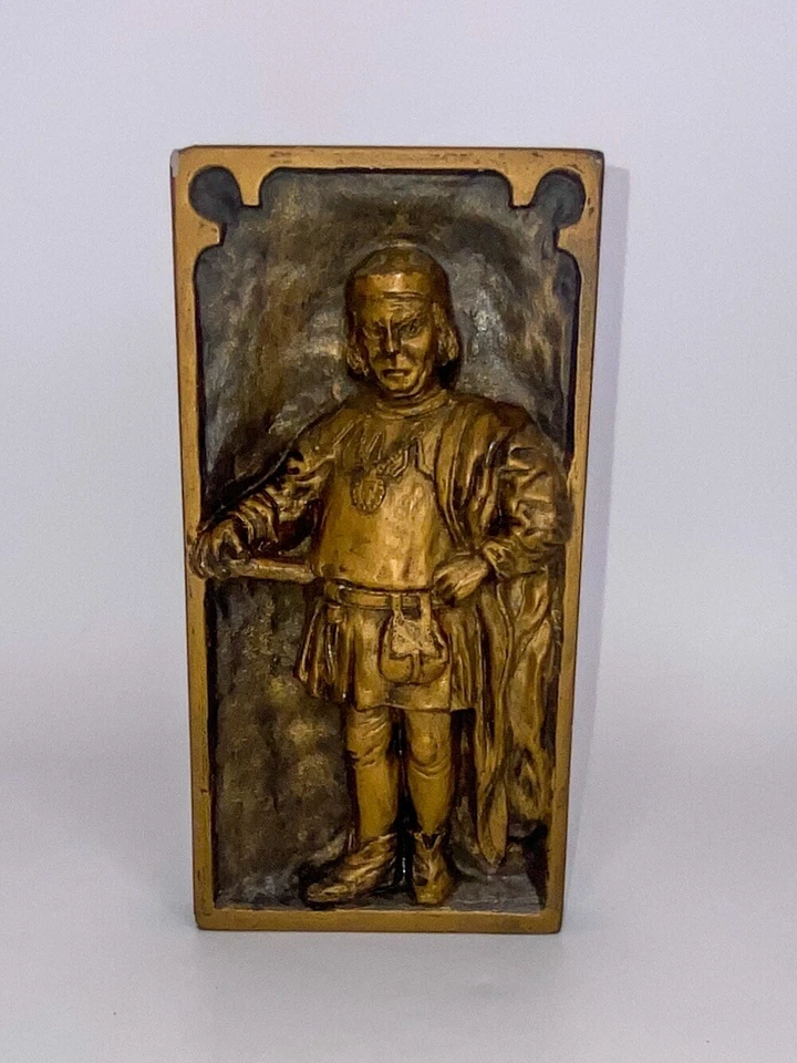 Vtg. Marcus Designs Robin Hood "The Sheriff" Nottingham Plaque Made In England - Image 1 of 4