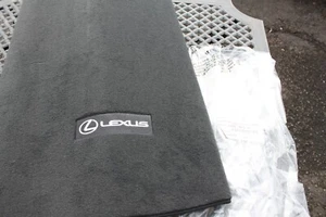 LEXUS UX OEM REAR CARGO MAT PT919-76213-20 Charcoal Black W/WHITE STITCHING NICE - Picture 1 of 8