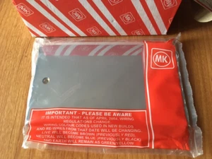 MK Legierung poliert Chrom 2 Gang Rohling Wandplatte K5329 POC Neu - Bild 1 von 1