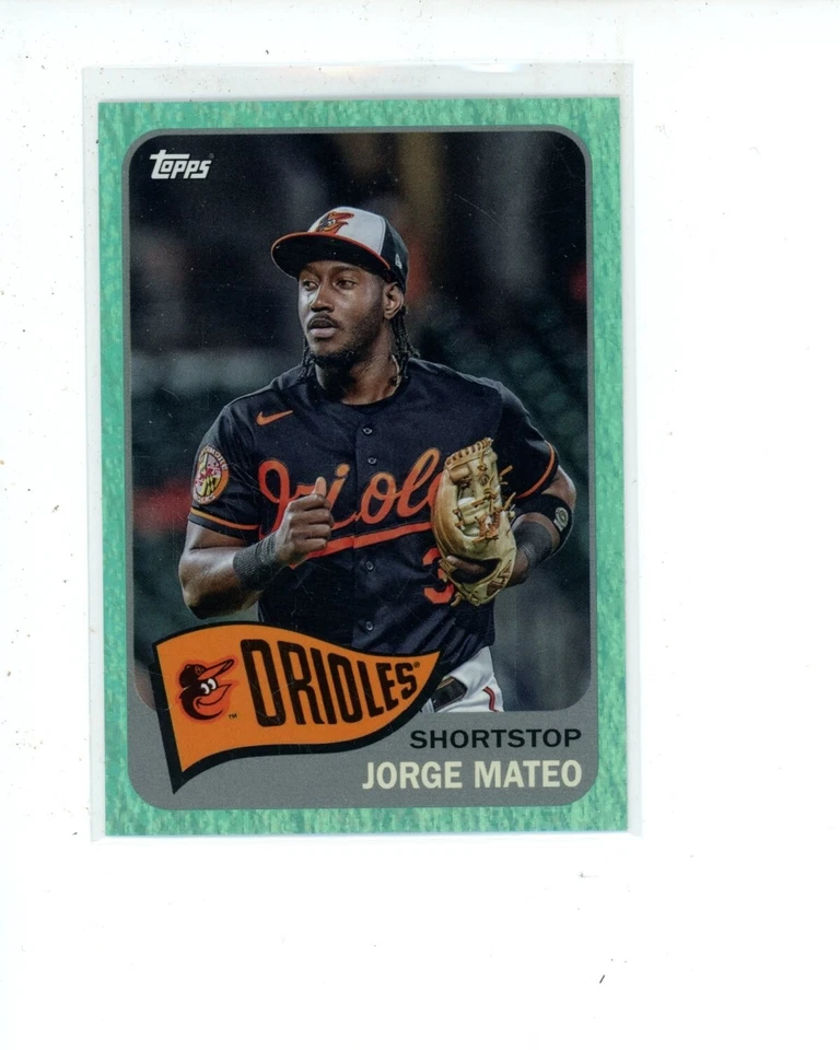 2023 Topps Archives Aqua Sparkle #103 Jorge Mateo #d 9/75 - Image 1 of 1