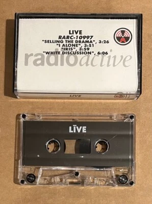Live - Selling the Drama ULTRA RARE promo advance cassette sampler '94 - Image 1 of 2