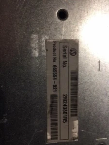 HP DL380P G8 665554-B21 25XSFF 256GB RAM, DUAL 750W P.S RAILS, 2X 8GB FIBRE - Picture 1 of 9