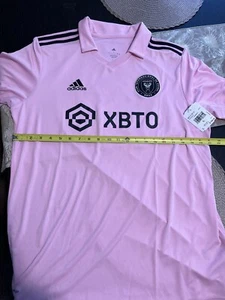 Messi #10 Inter Miami Home Pink Jersey Size L Large New With Tags - Picture 1 of 5