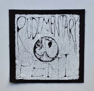 Rudimentary Peni Cloth Patch Sew On Badge Punk Rock Approx 4" X 4.25" (CP248) - Picture 1 of 1