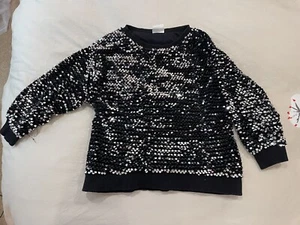 Zara Girls Sequin Sweatshirt 6y - Picture 1 of 3