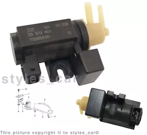 Convertidor de presión/solenoide original Vauxhall Corsa D 06-14 Turbo Boost 55573801 - Imagen 1 de 12