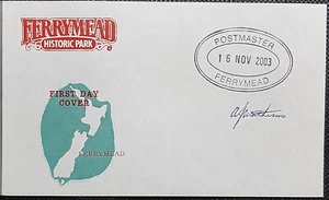 (NZL-215) NEW ZEALAND 2003 FDC FERRYMEAD HISTORIC PARK signed - Picture 1 of 1