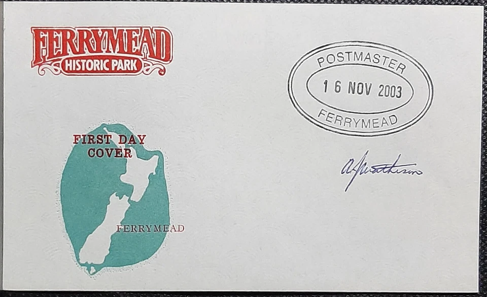 (NZL-215) NEW ZEALAND 2003 FDC FERRYMEAD HISTORIC PARK signed - Image 1 of 1