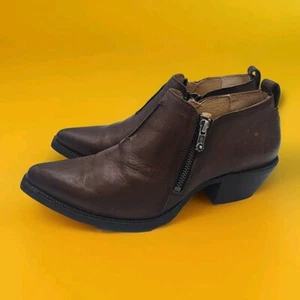 Frye Sacha Moto braune Damen-Bootie 9.5B - Bild 1 von 7