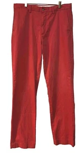 Polo Ralph Lauren Mens Pants 34x34 Stretch Classic Fit Pinkish Red Cotton Twill - Picture 1 of 12