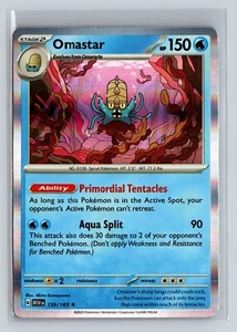 Pokemon Omastar 139/165 Scarlet & Violet 151 Holo - Picture 1 of 2