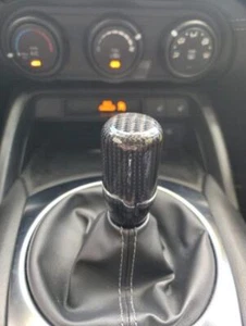 Nuovo pomello del cambio universale lungo in vera fibra di carbonio JDM in vera fibra di carbonio nero - Foto 1 di 6