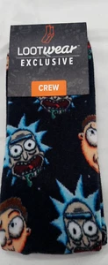 Calcetines Rick & Morty Crew talla única negros de Rick & Morty - Imagen 1 de 3
