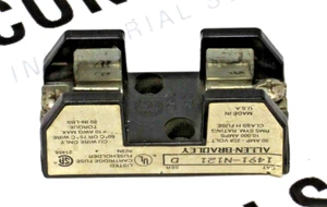 Bloque de fusibles Allen-Bradley 1491-N121, 30A, 250V, 1 polo, clase H - Imagen 1 de 4