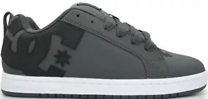 DC Court Graffik Mens Gray GBW Leather Skate Sneakers Shoes 300529 Size UP To 17 - Picture 1 of 7