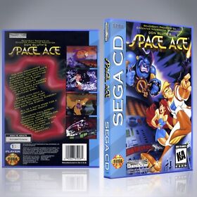 Sega CD Custom Case - NO GAME - Space Ace