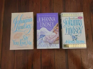Johanna Lindsey Paperback Romance Books (Lot of 3) No duplicates - Picture 1 of 2