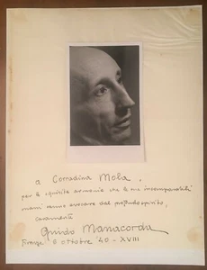 Fotografia autografa di Guido Manacorda - Picture 1 of 1