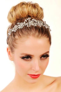 HBH Hamburger Brautmoden Haarreife mit Strasssteinen,biegsam - diverse Modelle - Bild 1 von 39