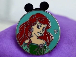 Disney Pin Little Mermaid Arielle Prinzessin 2019 Hidden Mickey Green Kleid 6 von 6 - Bild 1 von 3