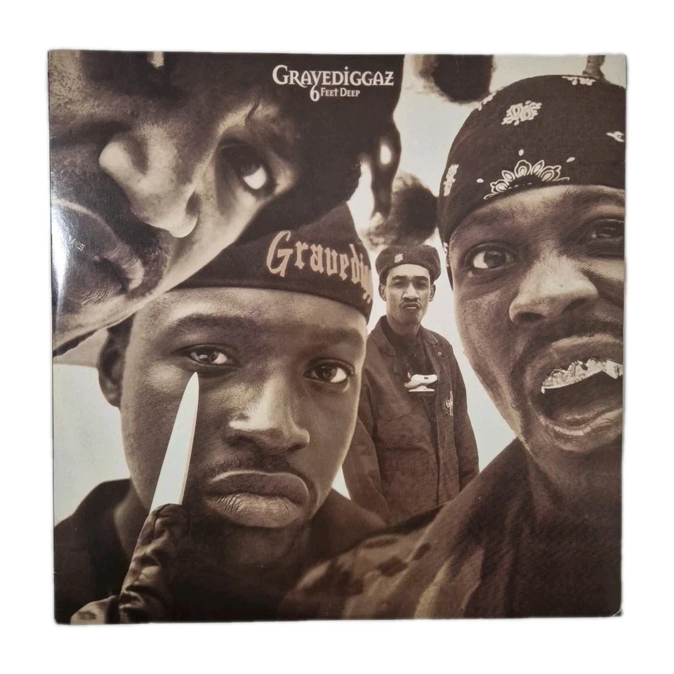 GRAVEDIGGAZ '6 Feet Deep' 1994 Rap/Hip-Hop Original 12" Vinyl Double LP Record - Image 1 of 4