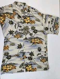 Vintage Camara Moda Hawaiian Shirt Medium | 100% Rayon Aloha Print NEVER WORN - Picture 1 of 5
