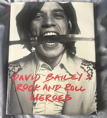 SIGNED! David Bailey Rock and Roll Heroes Rolling Stones Jagger Beatles Dylan HB - Image 1 of 4